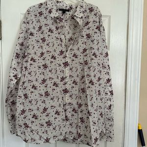 John Varvatos USA womens long sleeve blouse size XXL